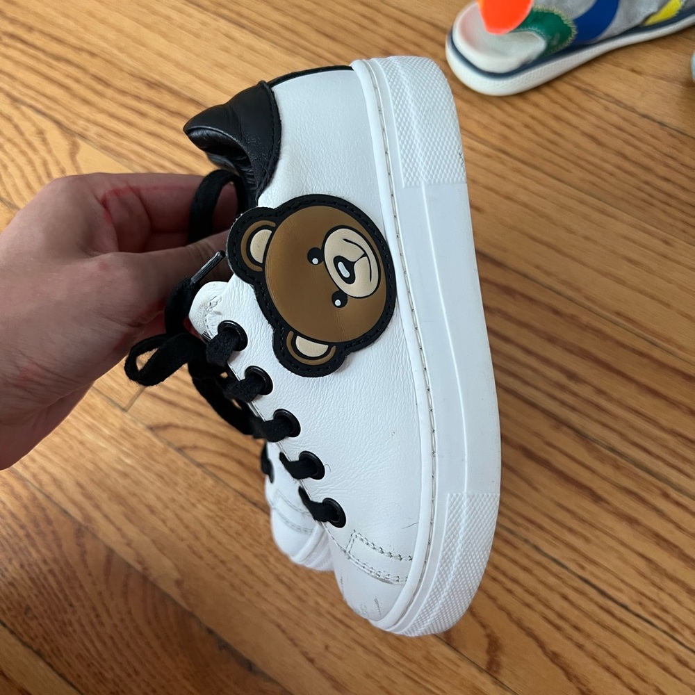 Fancy toddler sneakers. Very comfortable